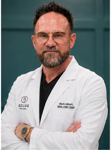 Mark Abbott MSN FNP CRNP medical director at Bolus Med Spa in Elkridge Maryland