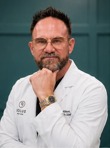 Mark Abbott, CRNP, founder of Bolus Med Spa in Elkridge, Maryland
